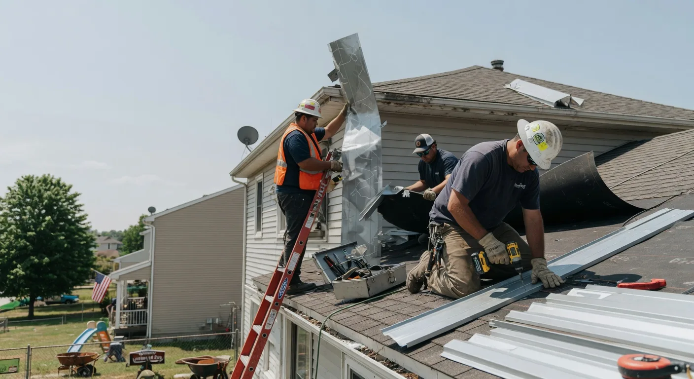 Storm Damage Metal Roof Repair in Merryville, LA